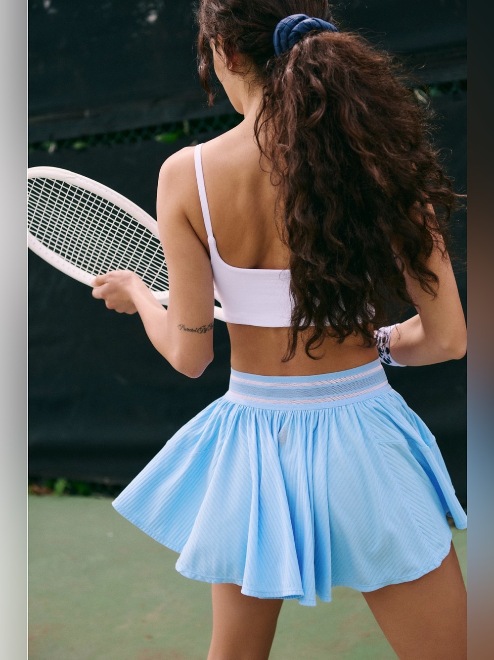 New NWT FP Movement Sultry Skort High Dive Light Blue - Picture 5 of 10